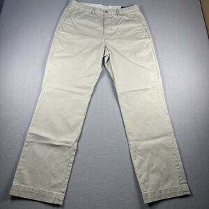 Polo Ralph Lauren Mens Classic Fit Chino Pants Size 34/32 Tan Beige